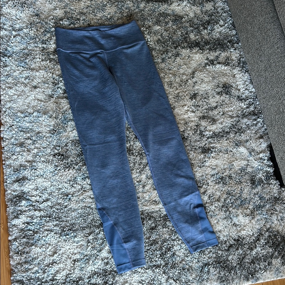 Nike Gray and Blue Active Leggings